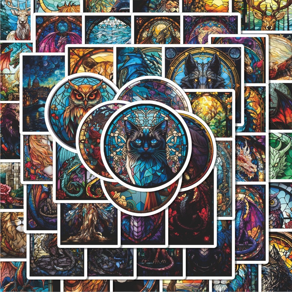 

100PCS Lucu Stiker Splice Mosaic Art Versi 2 Stiker Aesthetic Stiker Anti Air Stikers Berperekat Waterproof sticker decal buat Motor Helm Buku Journal Koper Casing HP Laptop Botol Minum Hadiah anak