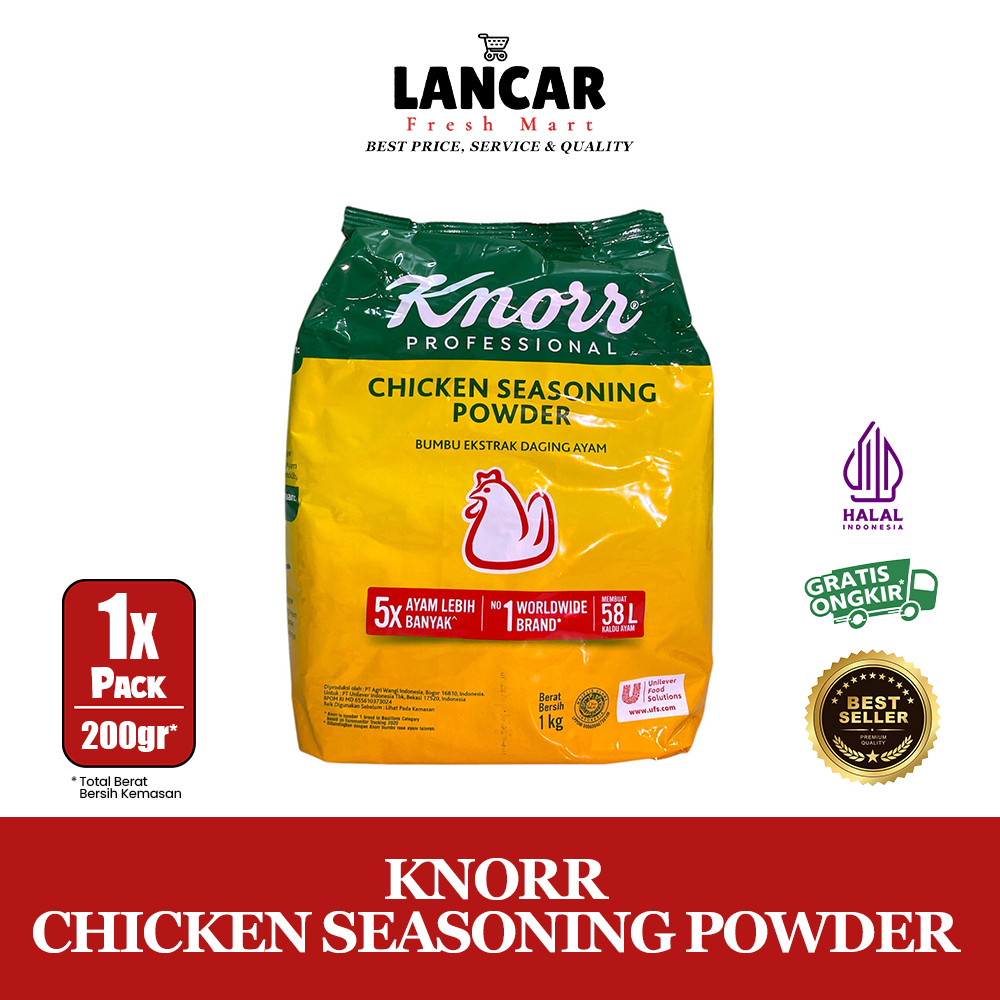 

KNORR CHICKEN SEASONING POWDER 1KG / KNORR BUMBU EKSTRAK DAGING AYAM