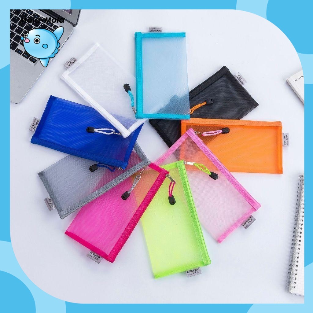 

KOTAK PENSIL TEMPAT PENSIL JARING TRANSPARAN TEMPAT PENSIL TRANSPARANT POLOS IMPORT Y3420