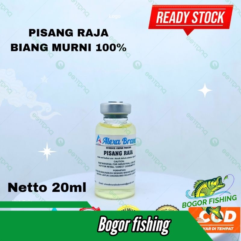 Essen Pisang raja biang murni 100% - Banana - Esen pisang Alexa Brand- umpan pancing