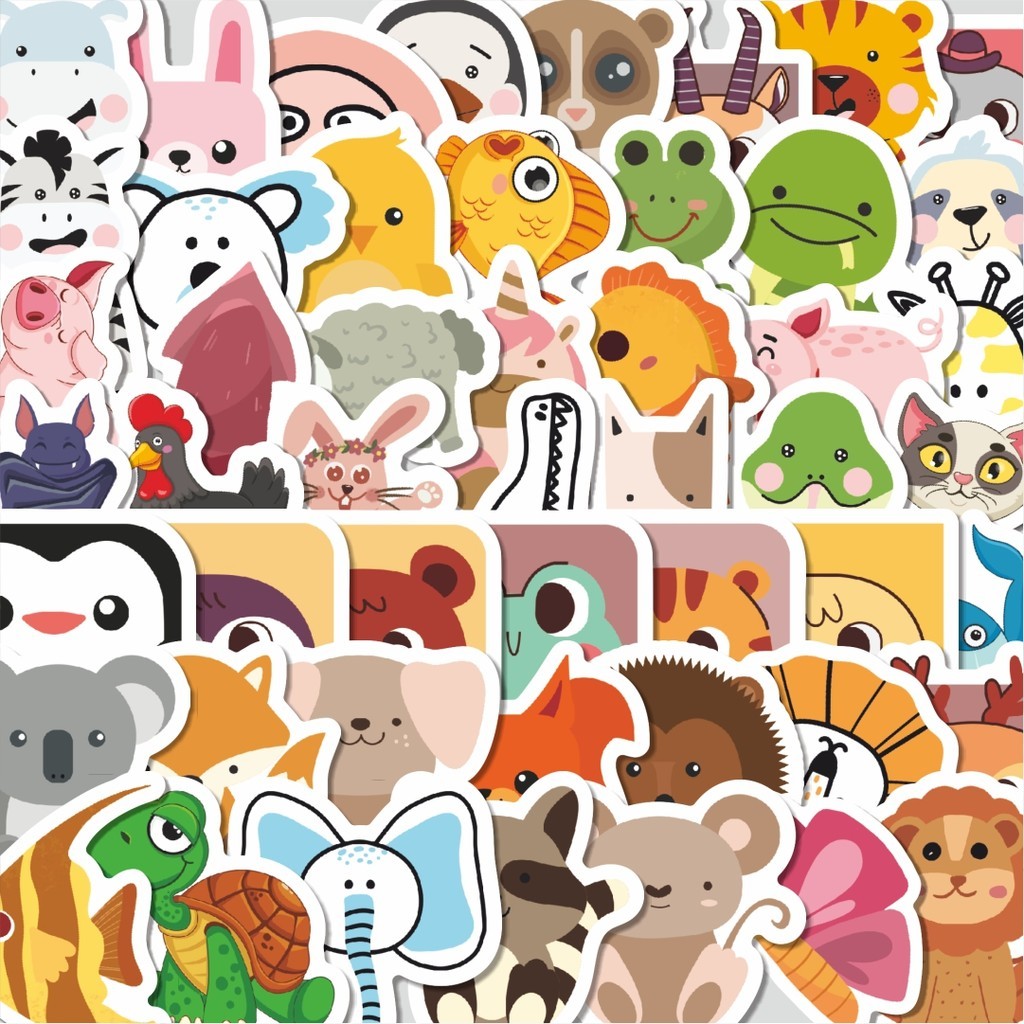 

Stiker Cutting Pack Stiker Random Hewan Lucu Isi 100Pcs Series Aesthetic Lucu Keren Untuk Koper Bahan Vynil