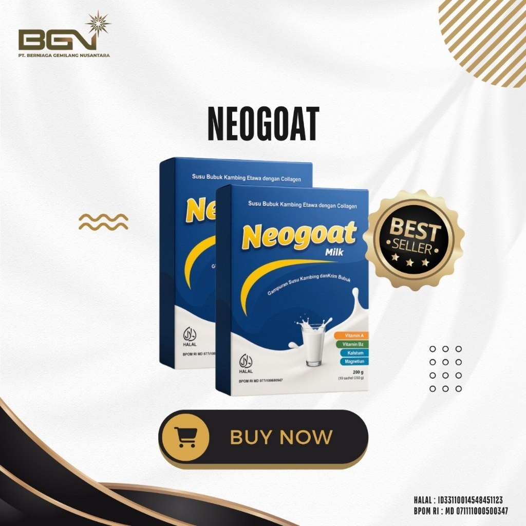 

[Geratis Ongkir] NEOGOAT susu kambing etawa mengatasi sakit sendi dan pernapasan
