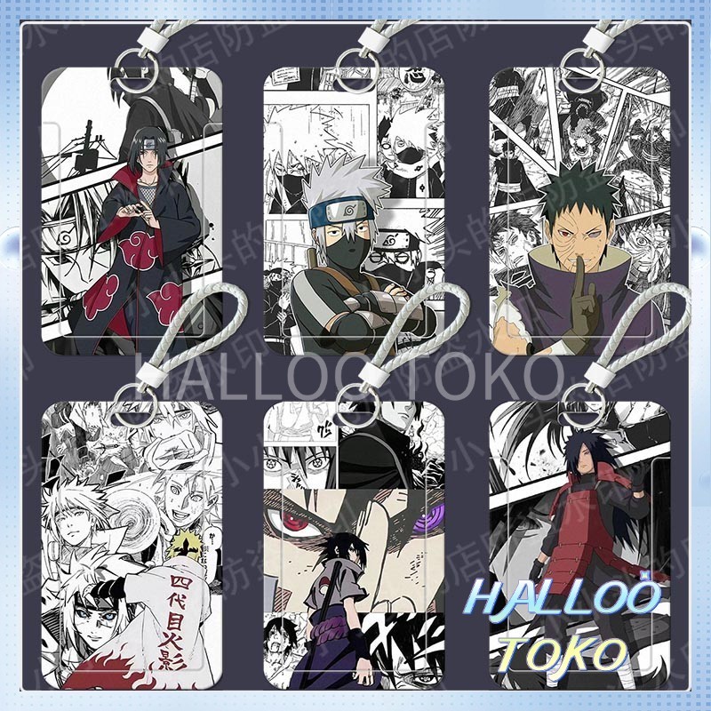 

ID CARD HOLDER MOTIF KAWAII TEMPAT KARTU PHOTOCARD PHOTO CARD Pelindung + Tali,Naruto