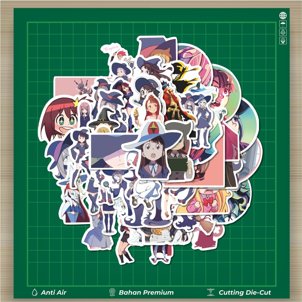

HOT 50 PCS STIKER Sticker Little Witch Academia (Ritoru Witchi Akademia) Sticker Stiker Fashion Cars Decal Dingin Kartu Album Custom Vinyl Anti Air- Sticker Aesthetic Buku Journal Koper Casing HP Tablet Laptop Helm Motor Botol Minum