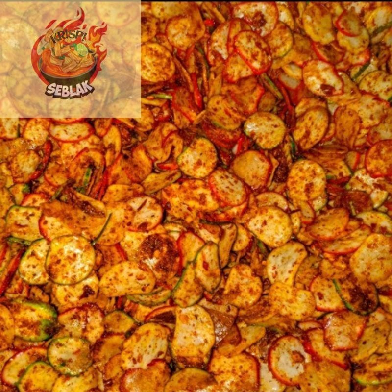 

Seblak krispi Kerupuk Seblak kerupuk warna pedas cemilan pedas snack kiloan 250gr
