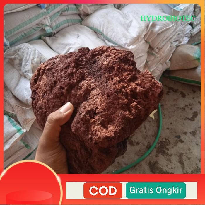 BATU LAVA ROCK KARUNGAN LAVA ROCK AQUSCAPE 10 KG
