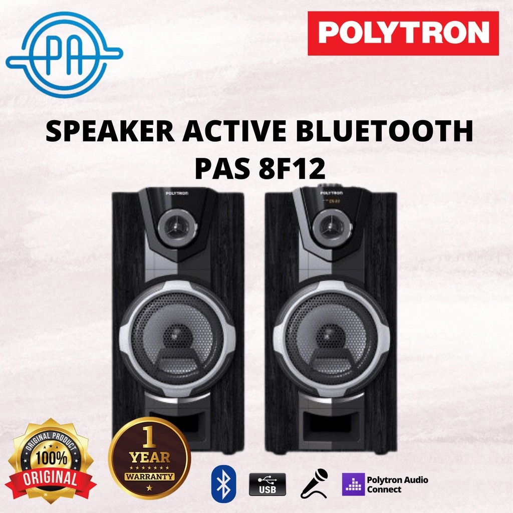 Speaker Aktif Polytron PAS-8F12 / PAS8F12 SPEAKER BLUETOOTH SPIKER AKTIF 8F12
