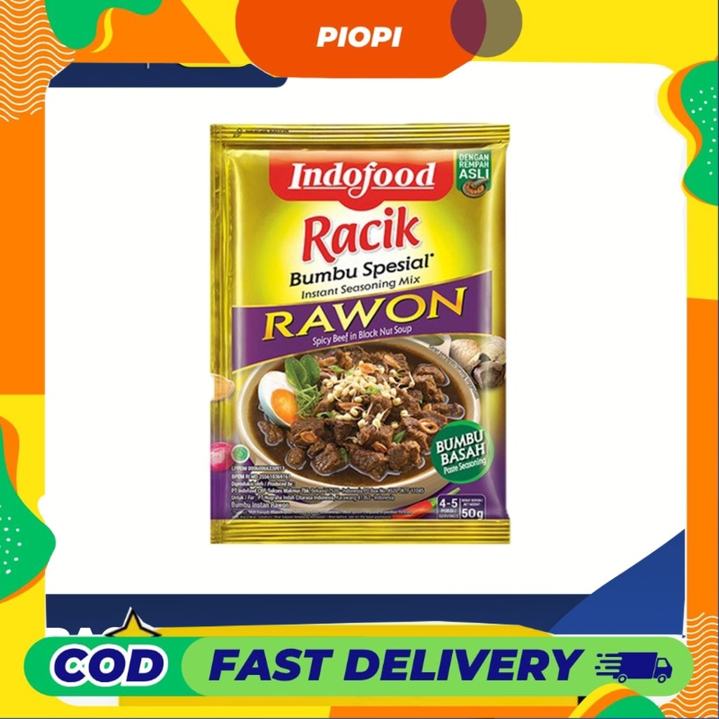 

PIOPI Racik Bumbu Spesial Rawon Indofood 50g Tanpa Pengawet
