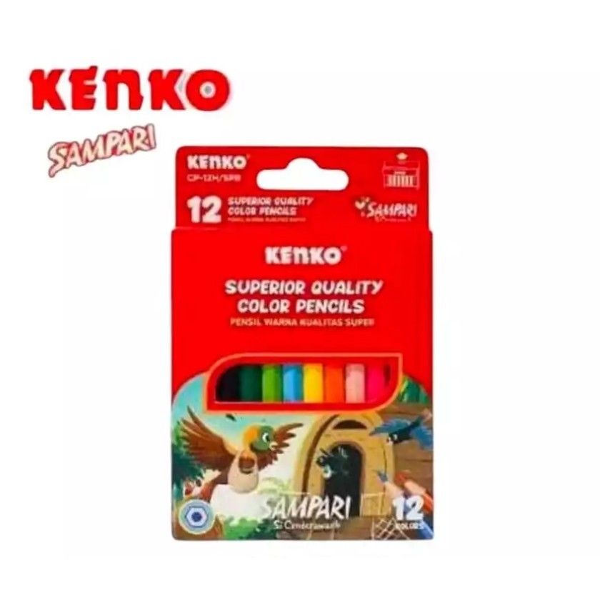 

KENKO SAMPARI 12 COLOR PENCIL WARNA CP-12H