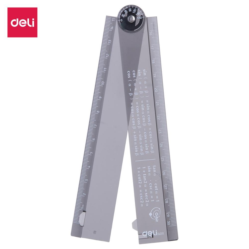 

DELI Foldable Ruler 30cm Kids Gift Stationery Cute Student Straight Measure Rulers Stationery