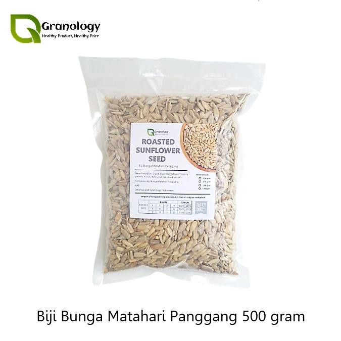 

PROMO-[Best Quality] Biji Bunga Matahari / Roasted Sunflower Seed (500 gram) by Granology