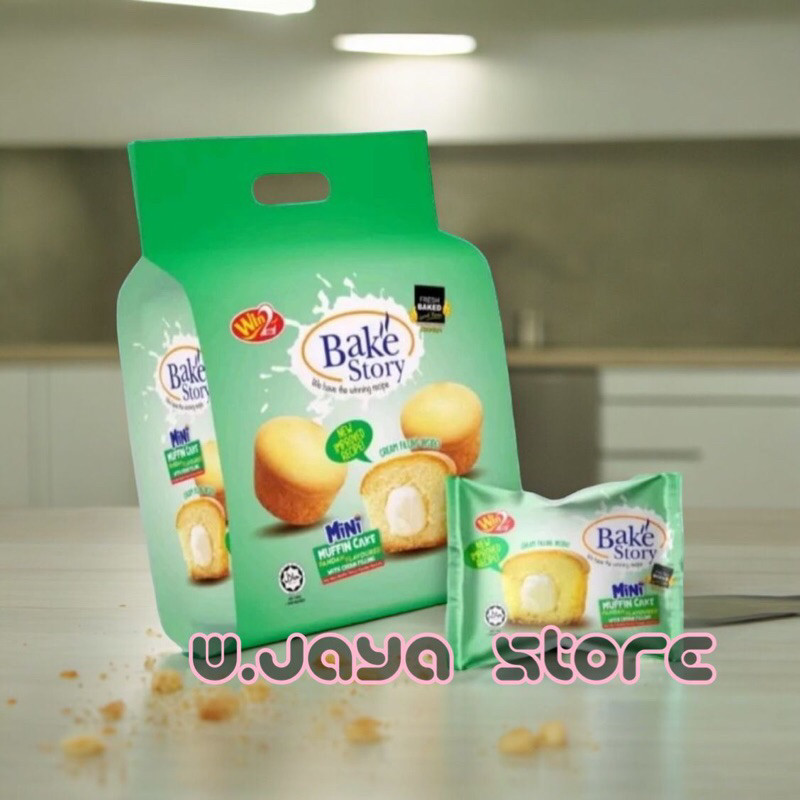 

Win2 Bake Story Mini Muffin Cake 200g With Cream Filling Original/Pandan Flavoured