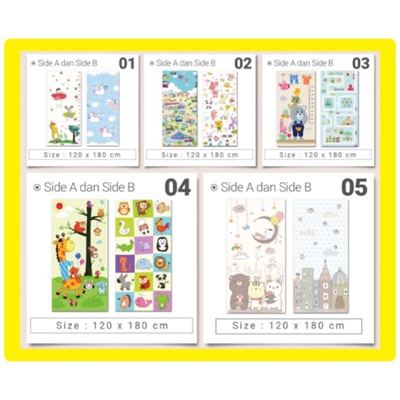 Playmate Bayi Playmat Size 120x180 150x200 180x200 FREE TAS IMPORT