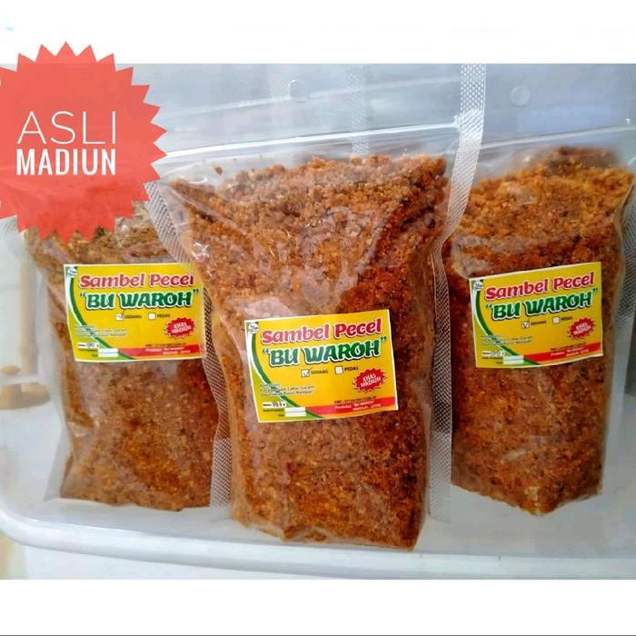 

SAMBEL PECEL ASLI MADIUN 500 Gram BUMBU SAMBAL KACANG KHAS MADIUN - -
