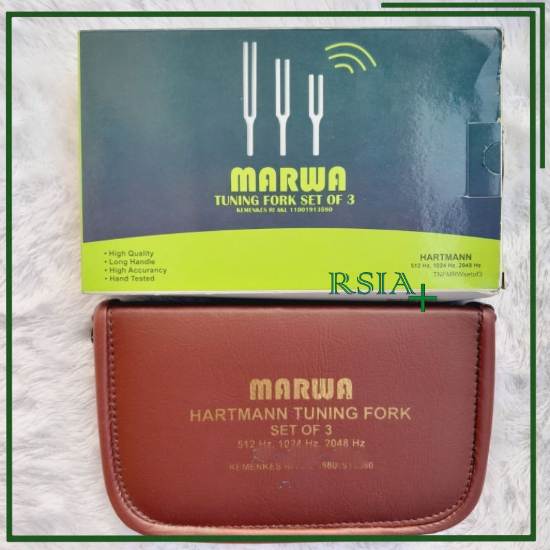 GARPU TALA TUNING FORK SET 512Hz 1024Hz 2084Hz RSIA