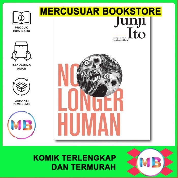 No Longer Human (Junji Ito) - MercusuarBookstore