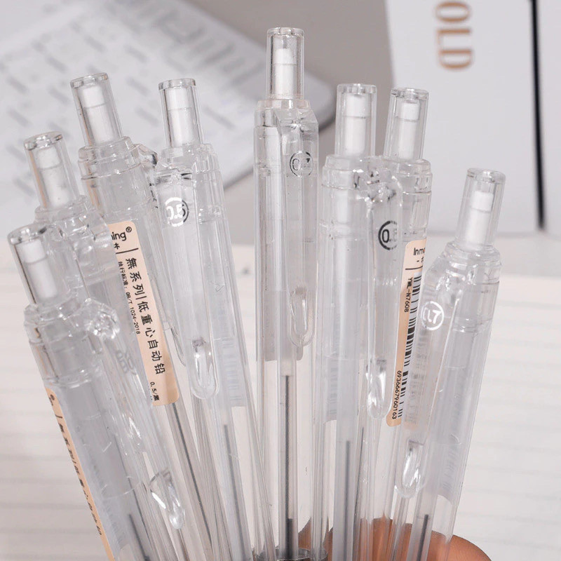 

Set Pensil Mekanik Transparan 0.5mm & 0.7mm HB Desain Simple Untuk Menggambar & Sekolah Perlengkapan Kantor Alat Tulis