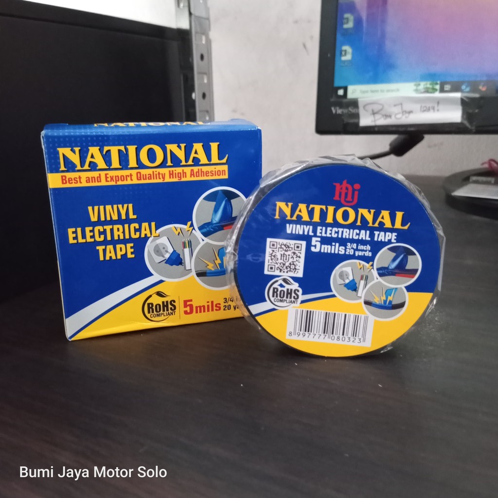 

ISOLASI NATIONAL SIZE 3/4 INCH 55MM X 20 YARDS