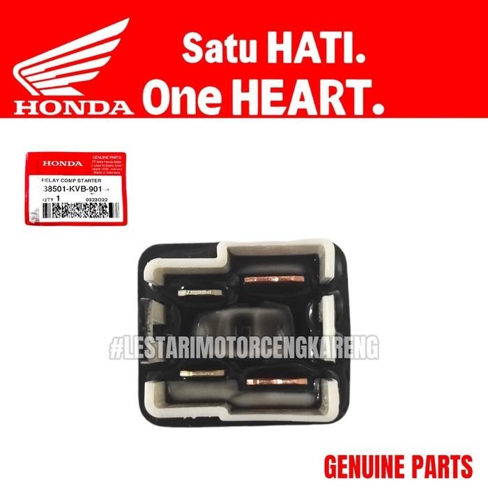 Honda Bendik&Relay Stater Beat Vario Karisma Scoopy Suprax125 Original Honda 38501-KVB-901 Komponen 