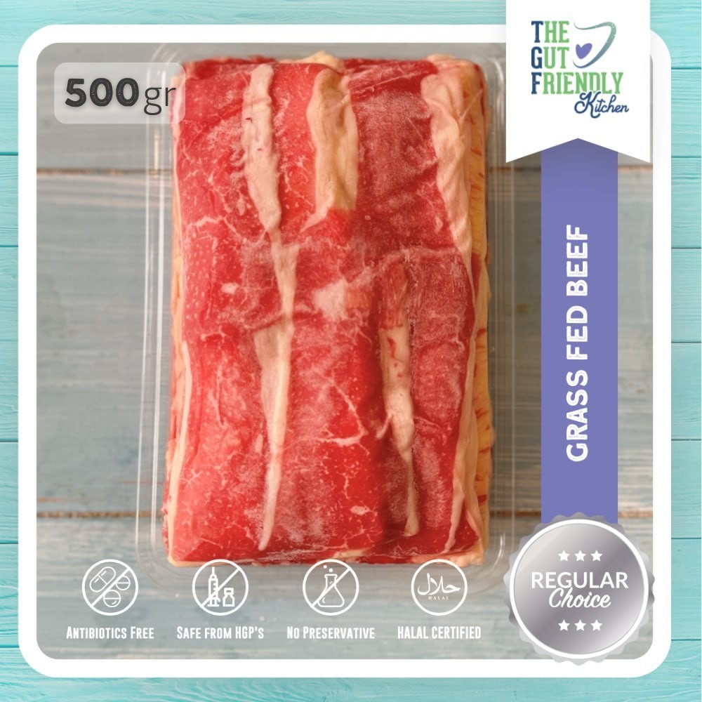 

Grassfed Slice Brisket | Daging Sukiyaki/Shabu Rendah Lemak