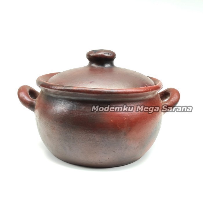 New Pawon Gerabah Panci Gerabah Tanah Liat Buat Masak Godok Jamu Rebus Panci Kendil Sayur Diameter