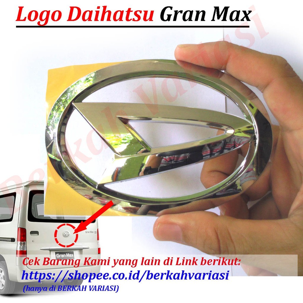Emblem Lambang - Logo Belakang Daihatsu Gran Max