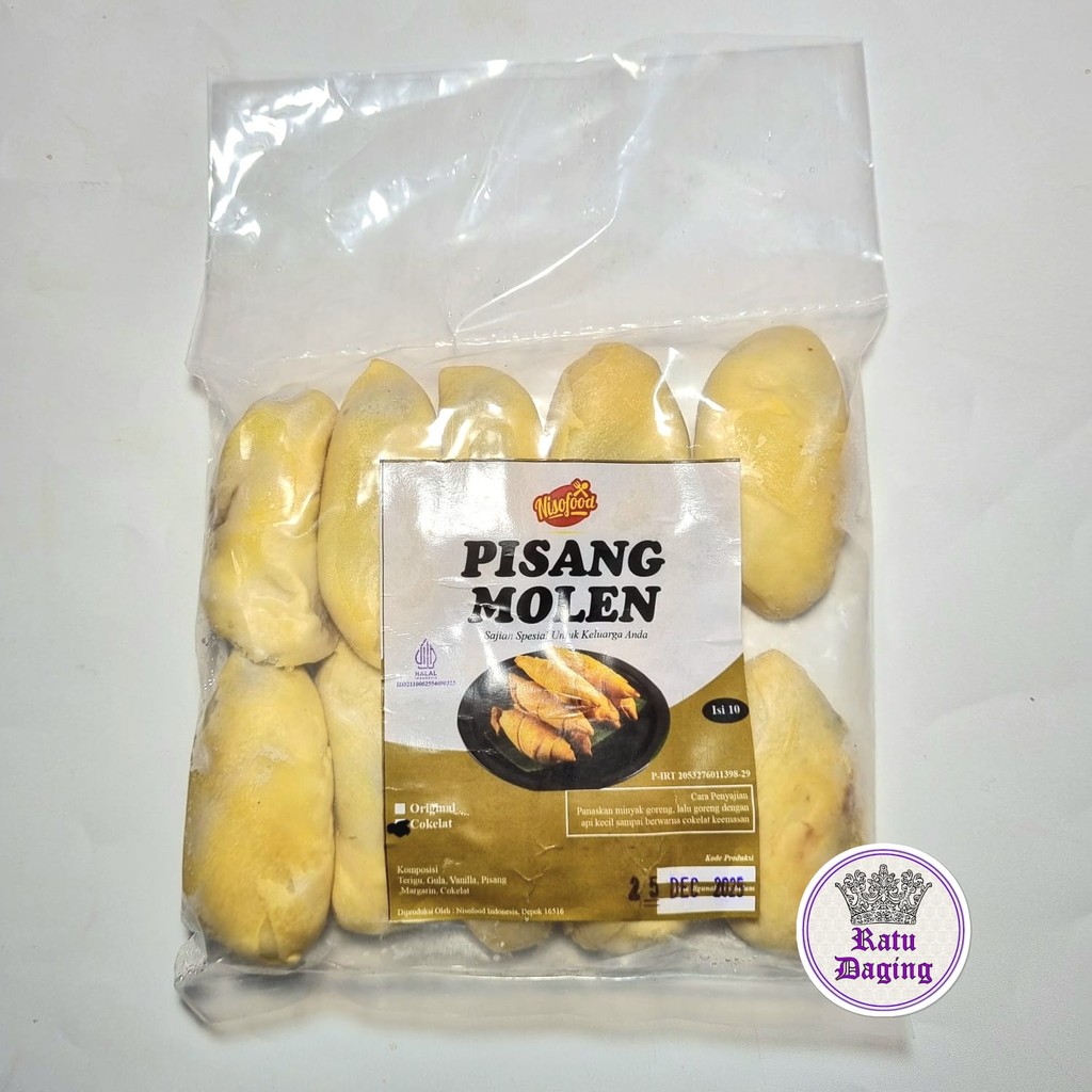 

NisoFood Pisang Molen Coklat isi 10