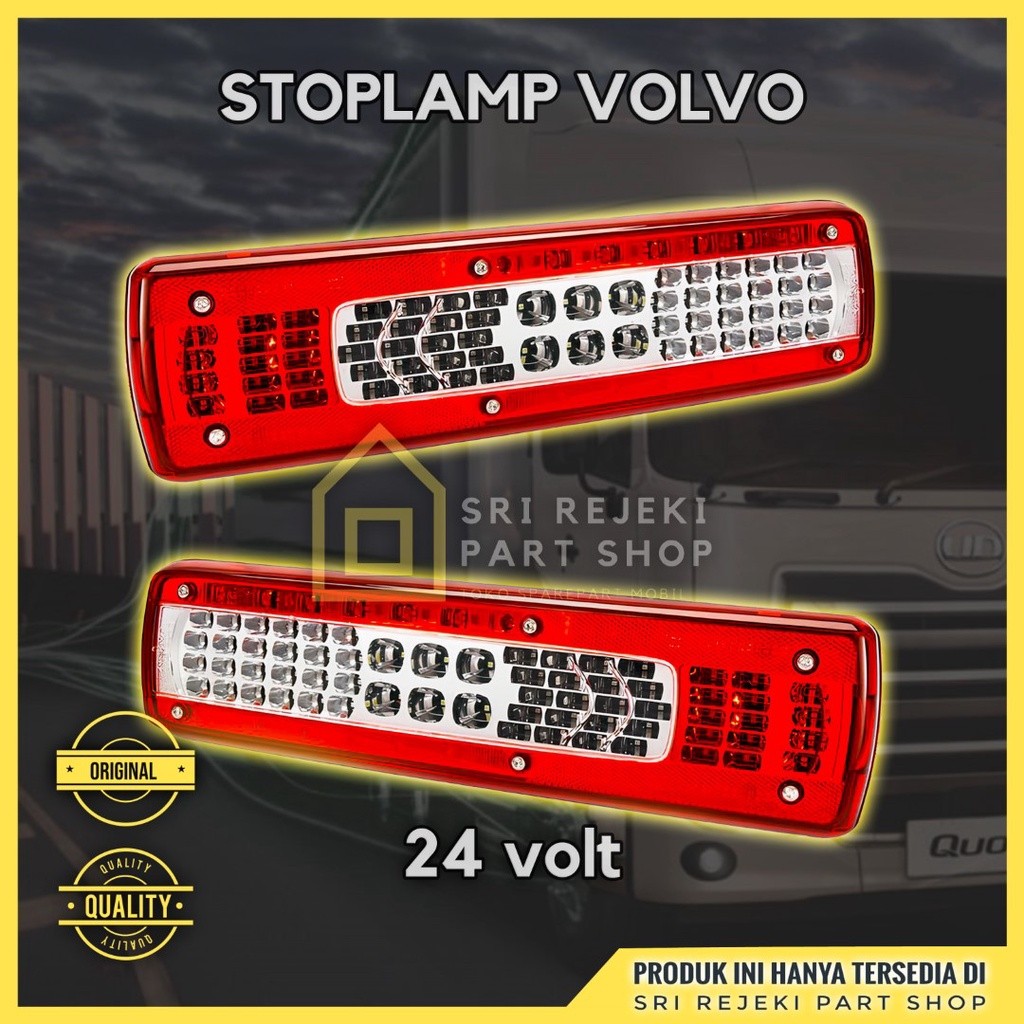 Stop Lamp Volvo Lampu Belakang 51 CM - 24 Volt Untuk Truck Truk Termurah LED Berhenti Original