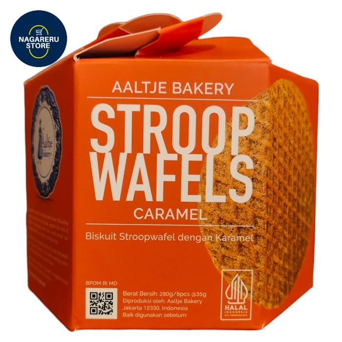 

Aaltje bakery stroopwafels caramel 280 gram /8pcs@35gr