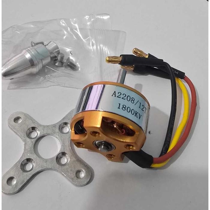 Brushless Motor A2212 1800KV Outrunner Motor Dinamo Drone RC Aircraft Pesawat gabus Aeromodeling