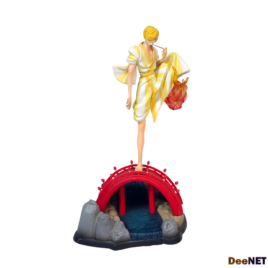 Sanji Kimono Wano One Piece 30cm Action Figure PVC D-YLG048