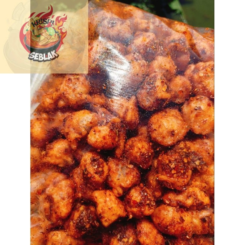 

Seblak krispi Siomay Mini Kering Pedas Daun Jeruk isi 500gr 250gr & 100gr Seblak Viral Sultan Bandung