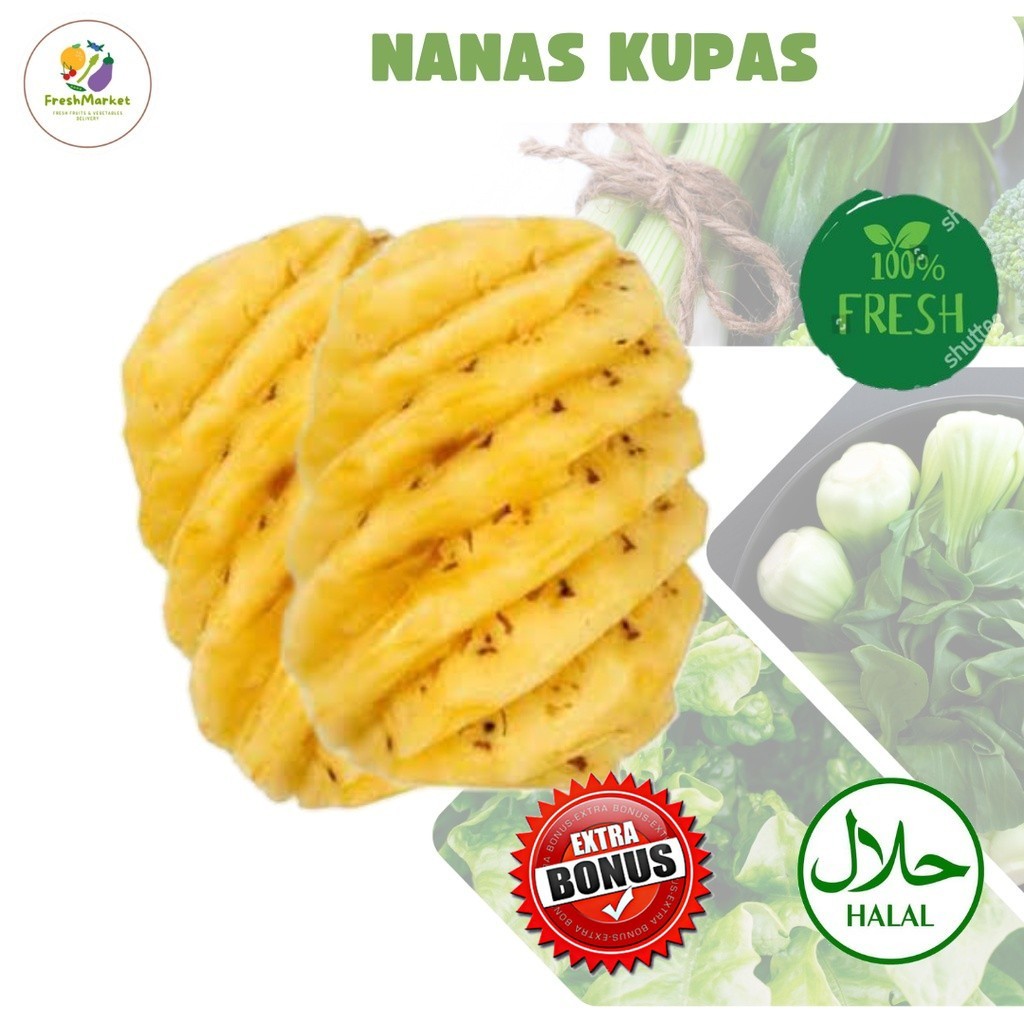 

Nanas Manis Kupas Buah Segar Sayurinstant