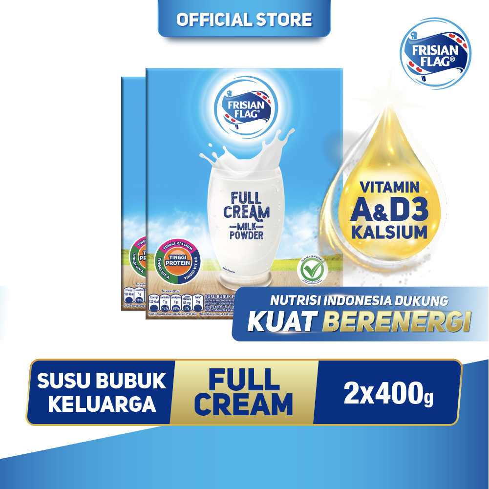 

Frisian Flag Fullcream Purefarm 400g x2