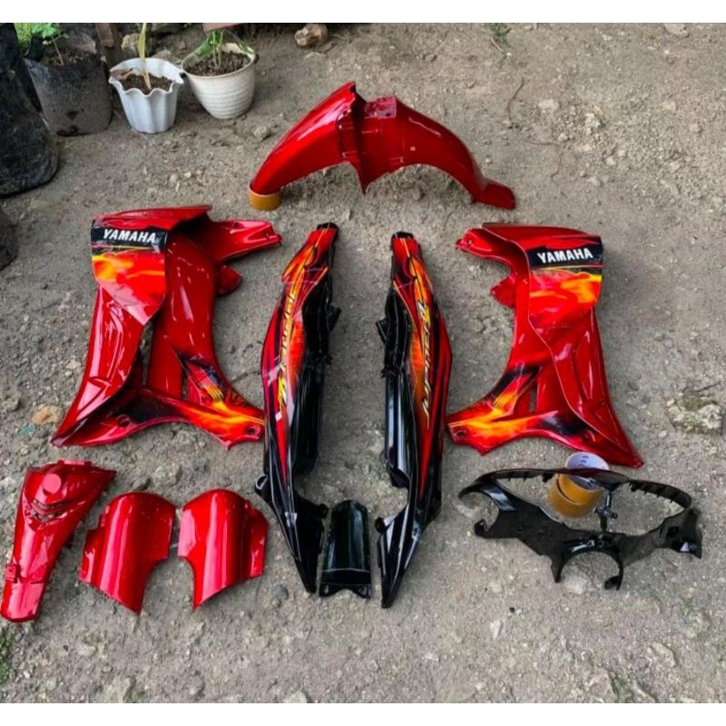 Body Fullset Body Halus Yamaha Jupiter Z New Burhan / Jupiter Z Lama Warna Merah Maron Hitam 1