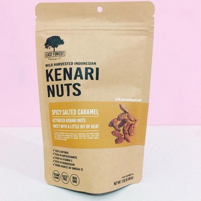 

East Forest Kenari Nuts Spicy Salted Caramel 80 gram