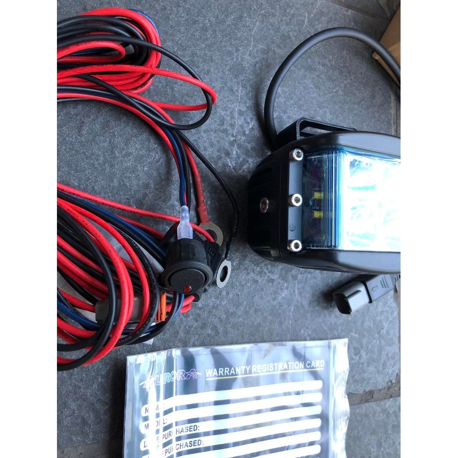 Lampu sorot . Led . Lampu tembak merk Aurora 4”