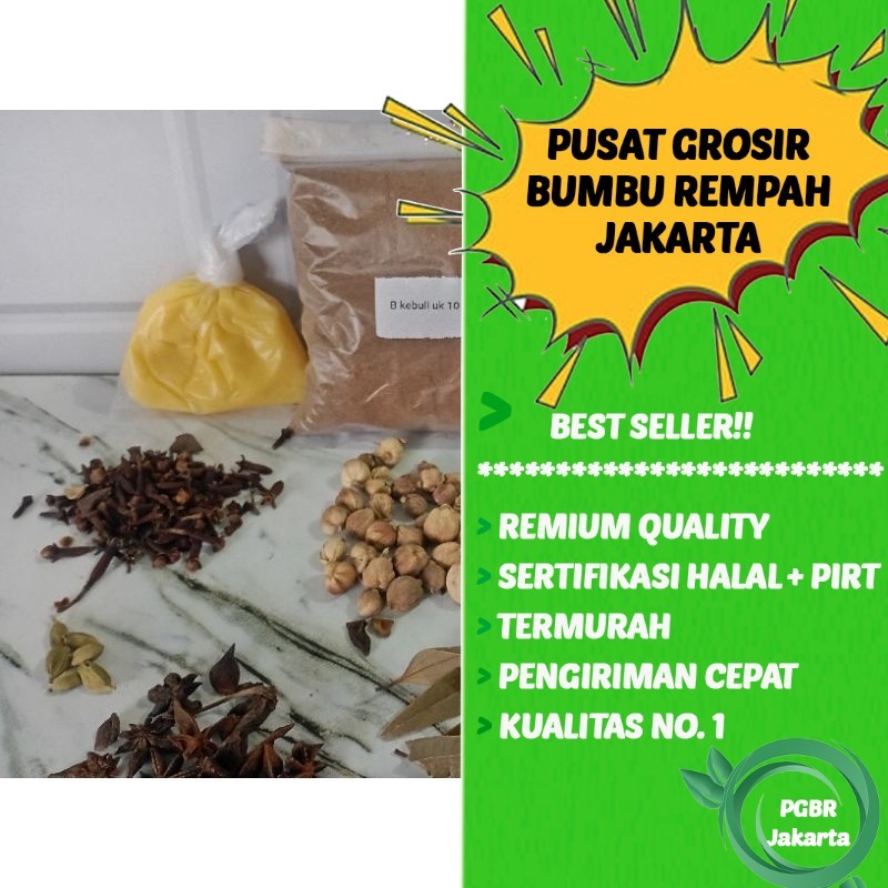 

Bumbu kebuli untuk 10 kg beras lengkap tambah rempah dan minyak nabati grosir Pusat Kebuli Jakarta