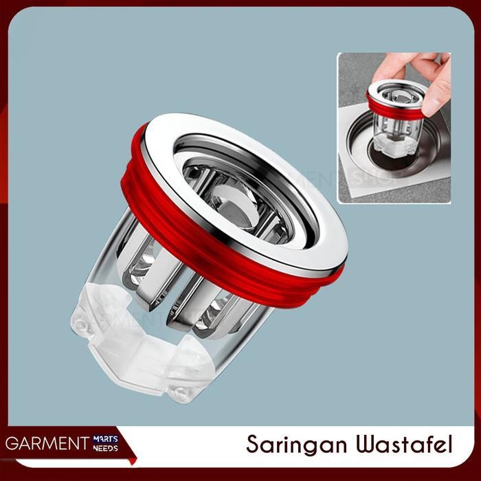 

[Produk Baru Berkualitas Garansi] Saringan Wastafel Cuci Piring Dapur Sisa Makanan Anti Bau Anti Sumbat Paling Laris