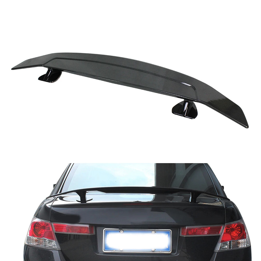 Car Tail Fit For E46 E90 E36 Corolla Civic Car Spoiler Collision Bumper Carbon Fiber Sedan Car Rear 