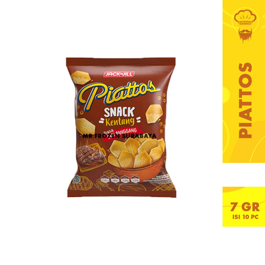 

Piattos Piatos Jack n Jill Snack Kentang Chips 7gr x 10 pc