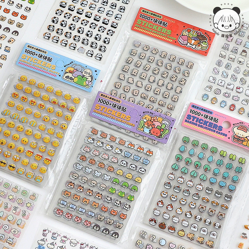 

15sheets Kawaii Mini Decorative Sticker Creative Handbook DIY Decorative Scrapbook Diary Computer Phone Cute Stationery Sticker