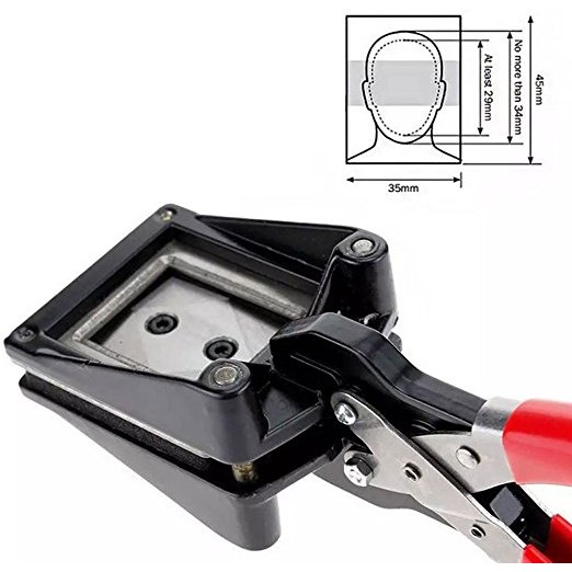 

Plier ID Card License Punch Puncher Cutter Photo Cut Studio die Passport Visa EU US UK Corner Picture Scrapbooking photography