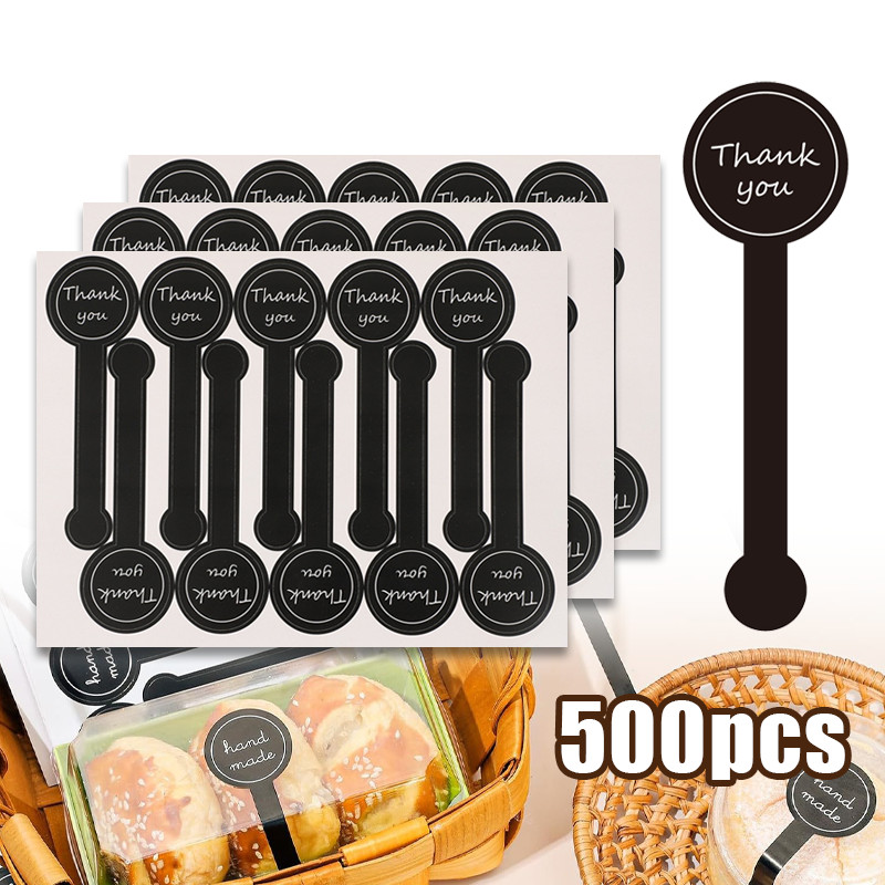 

500Pcs Sticker Label Sticker Size Panjang Sticker Toples Stiker Idul Fitri Sticker Box Hampers Stiker Sovenir Sticker Ekspresi