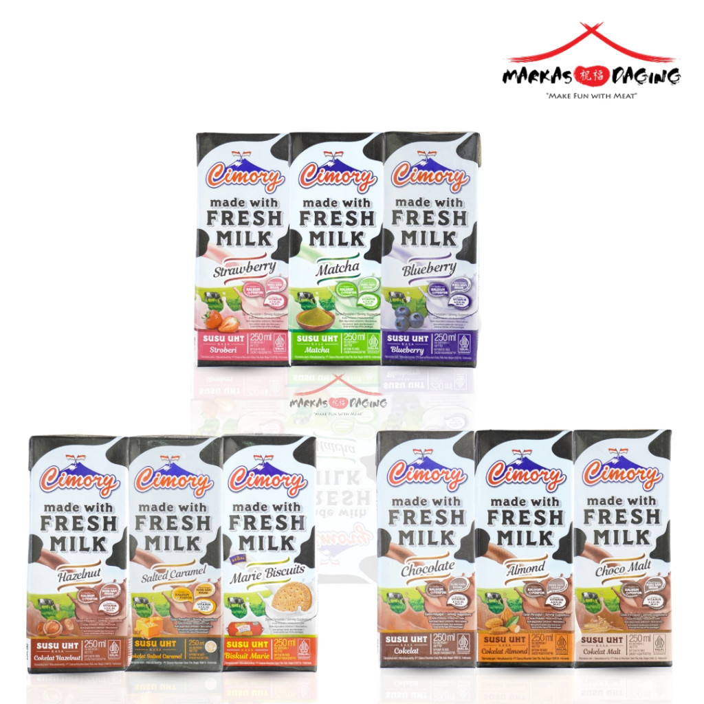 

CIMORY UHT Fresh Milk 250ml / SUSU UHT - Markasdaging