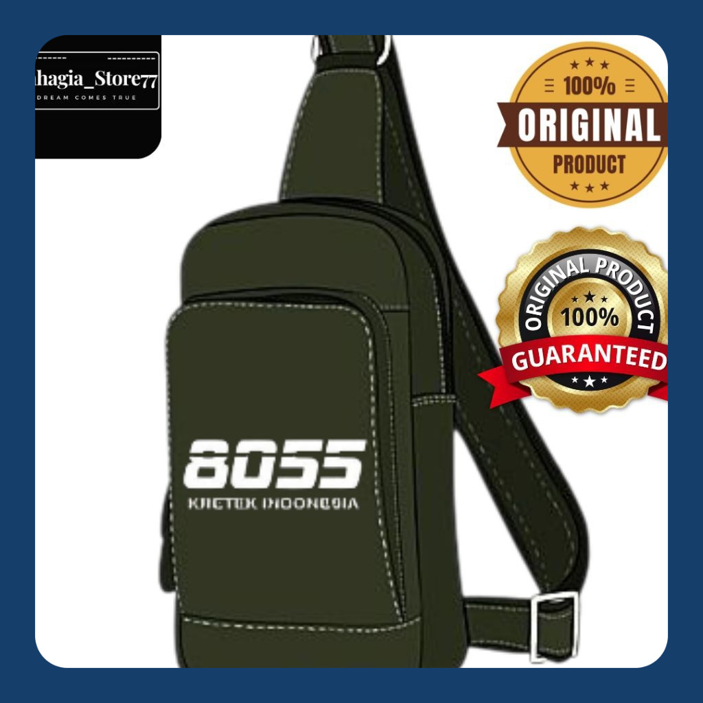 Tas Selempang Pria | 8055 BOSS Original | Tas Waistbag