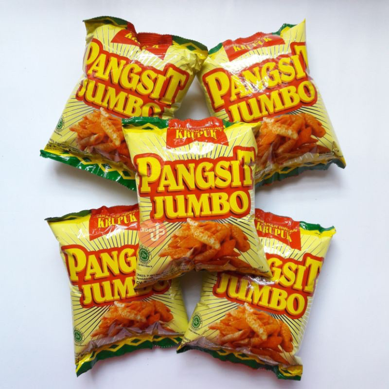 

PANGSIT JUMBO 11 gram x 10 ( 1 renceng isi 10 )/SNACK JADUL BERBENTUK PANGSIT