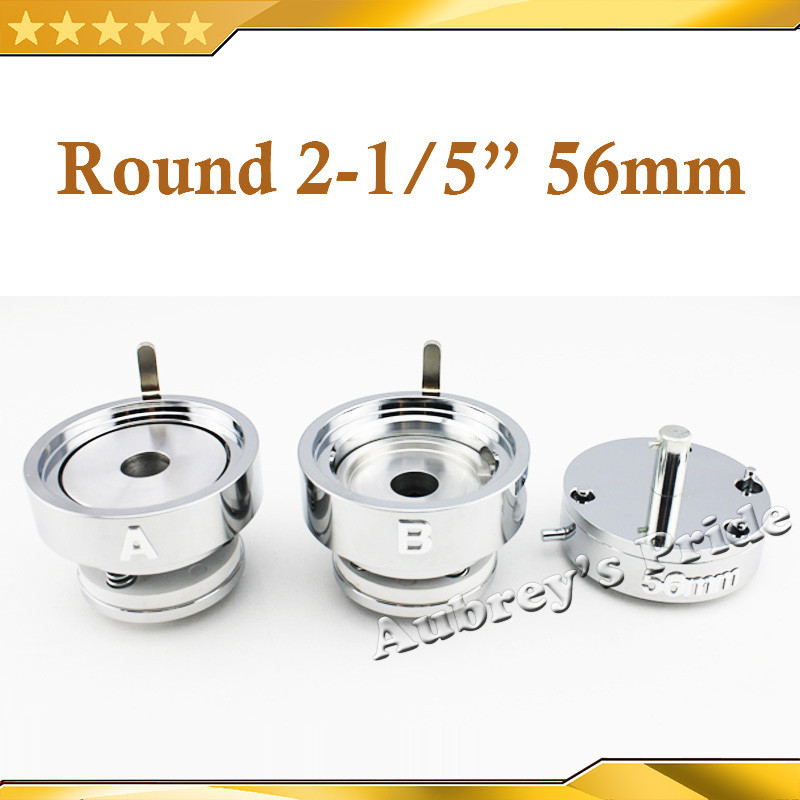 

Round 56mm 58mm Interchangeable Die Mould for New Pro Badge Machine Button Maker both Fit N3&N4 Button Machine