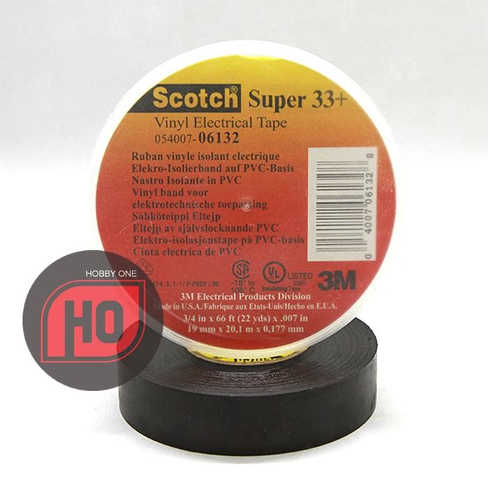 

MUMPUNG PROMO Scotch 3M Super 33+ Vinyl Electrical Tape Isolasi Pasang BartapeTERLARIS