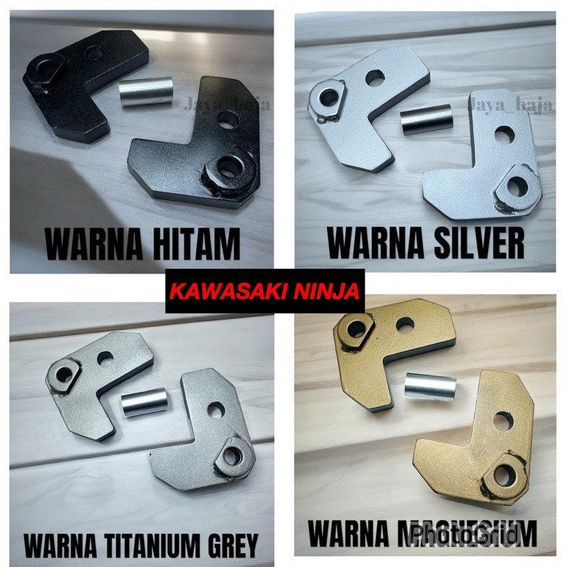 LOWERING KIT NINJA RR BREKET PLAT ARM UNITRACK SHOCK BELAKANG MONOSHOCK NINJA RR NEW NINJA RR OLD, P